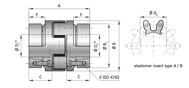 EK6 Heavy Duty drawing